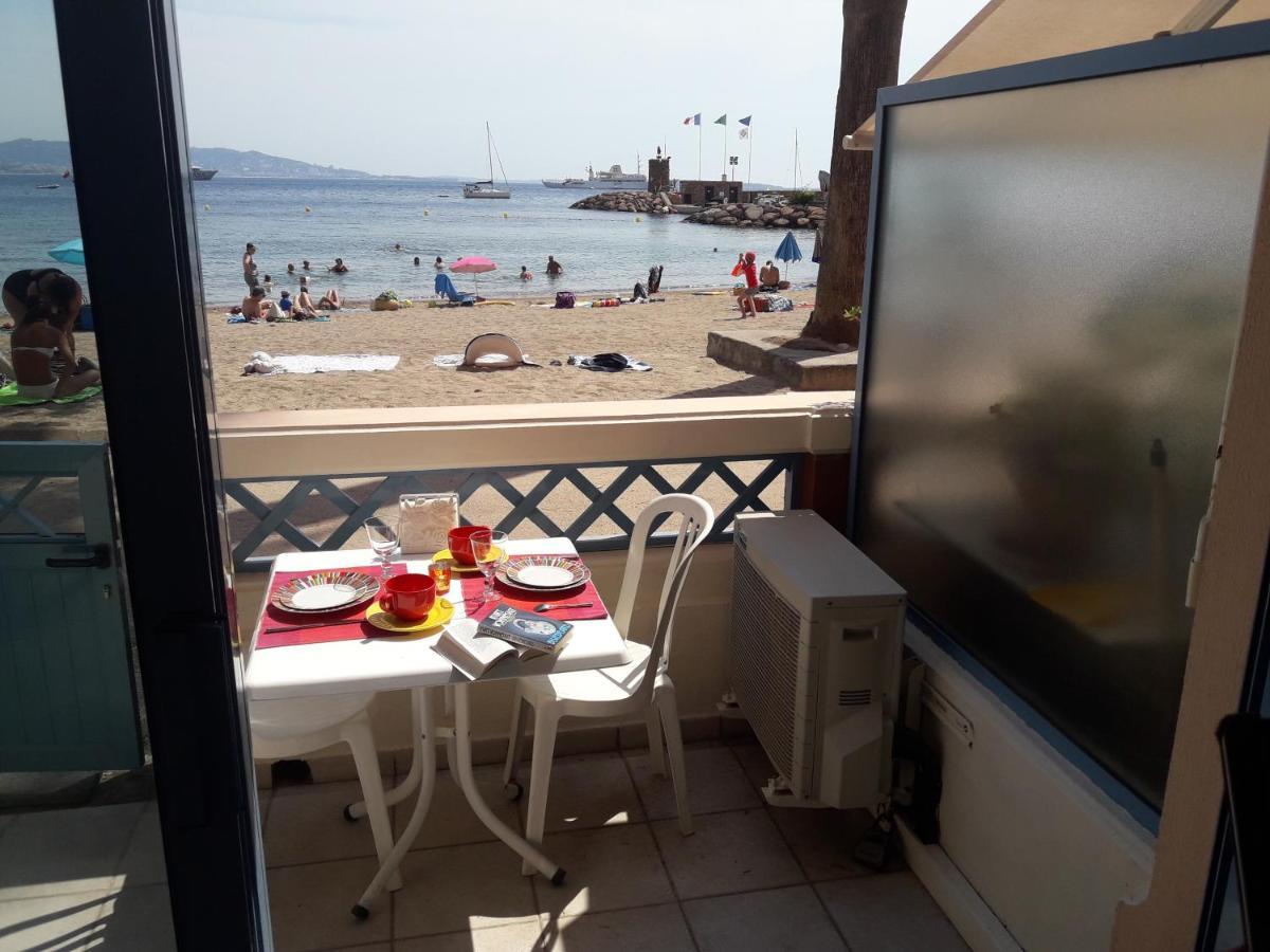 Théoule-sur-Mer French Riviera 1 Bedroom On The Beach Facing Cannes מראה חיצוני תמונה