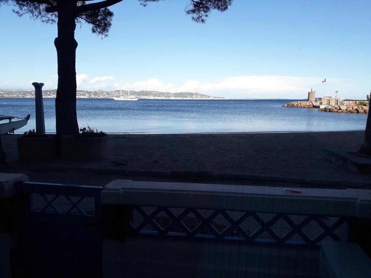 Théoule-sur-Mer French Riviera 1 Bedroom On The Beach Facing Cannes מראה חיצוני תמונה